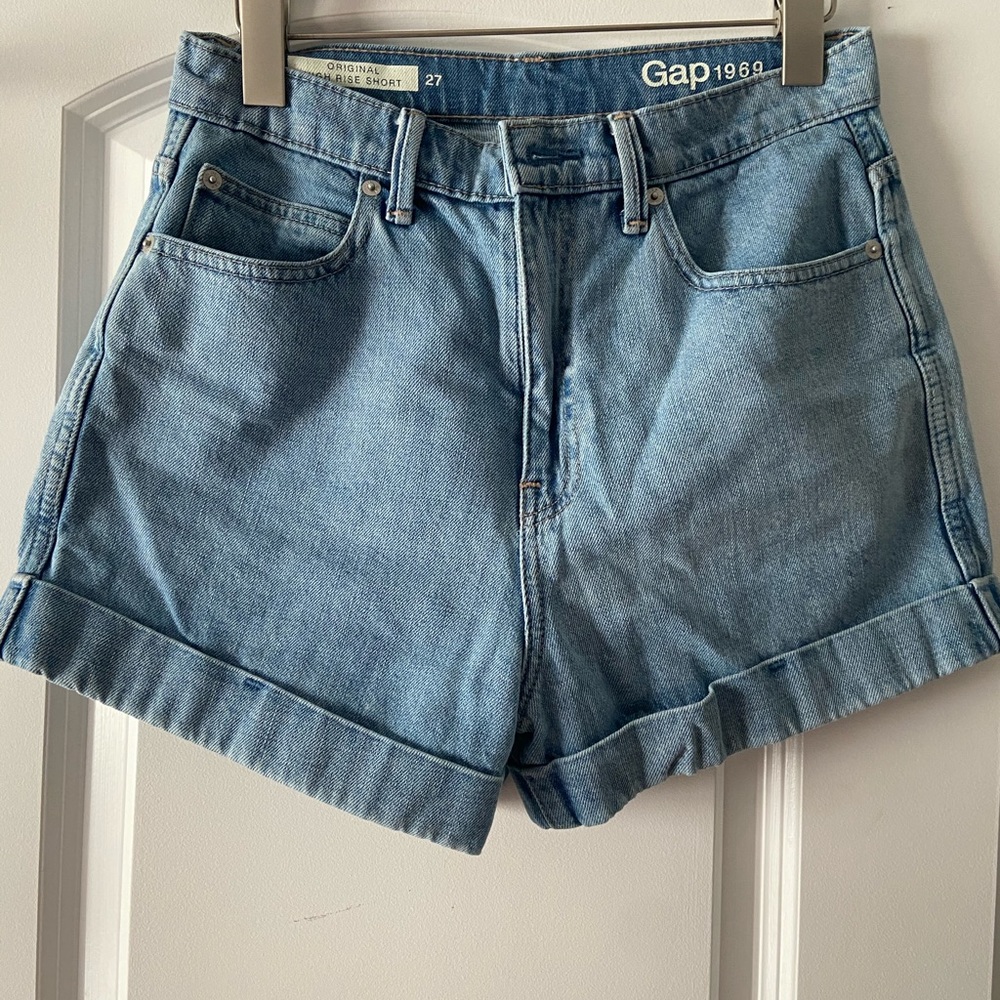 Original High Rise Denim Shorts